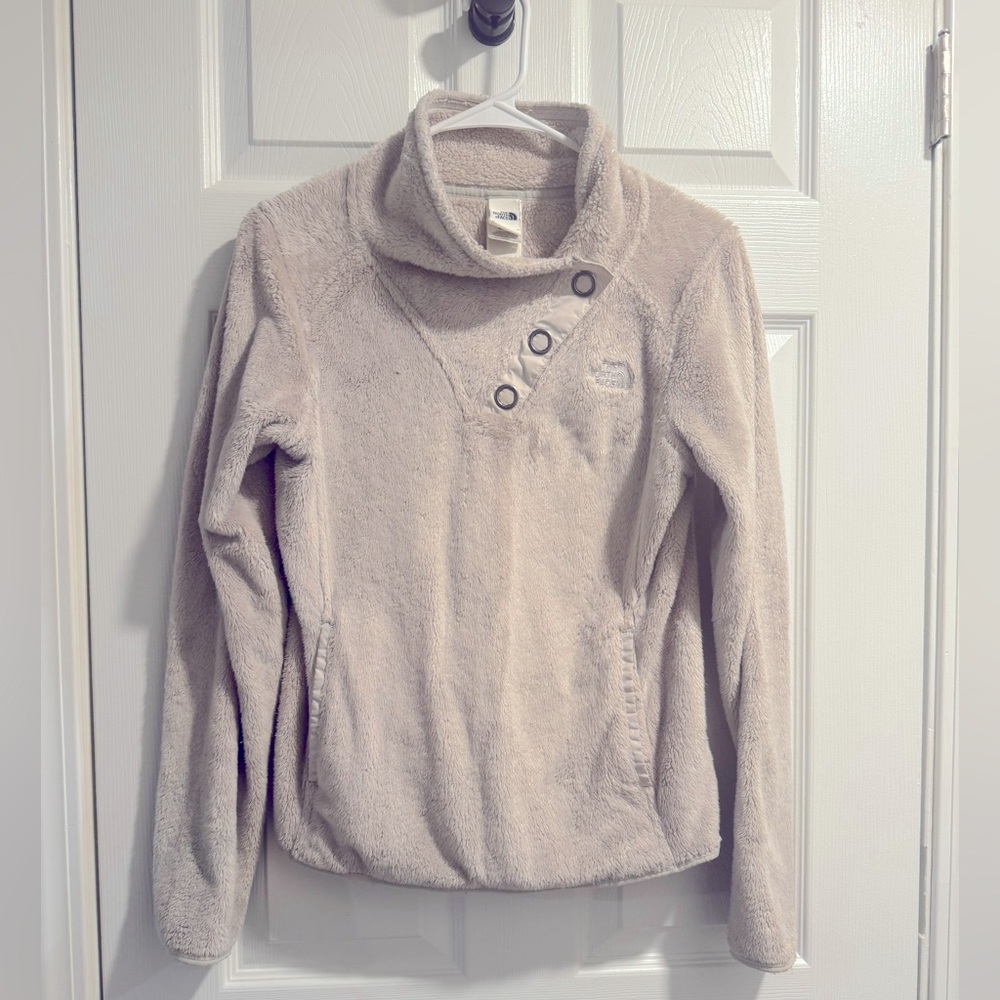 The North Face fuzzy pullover